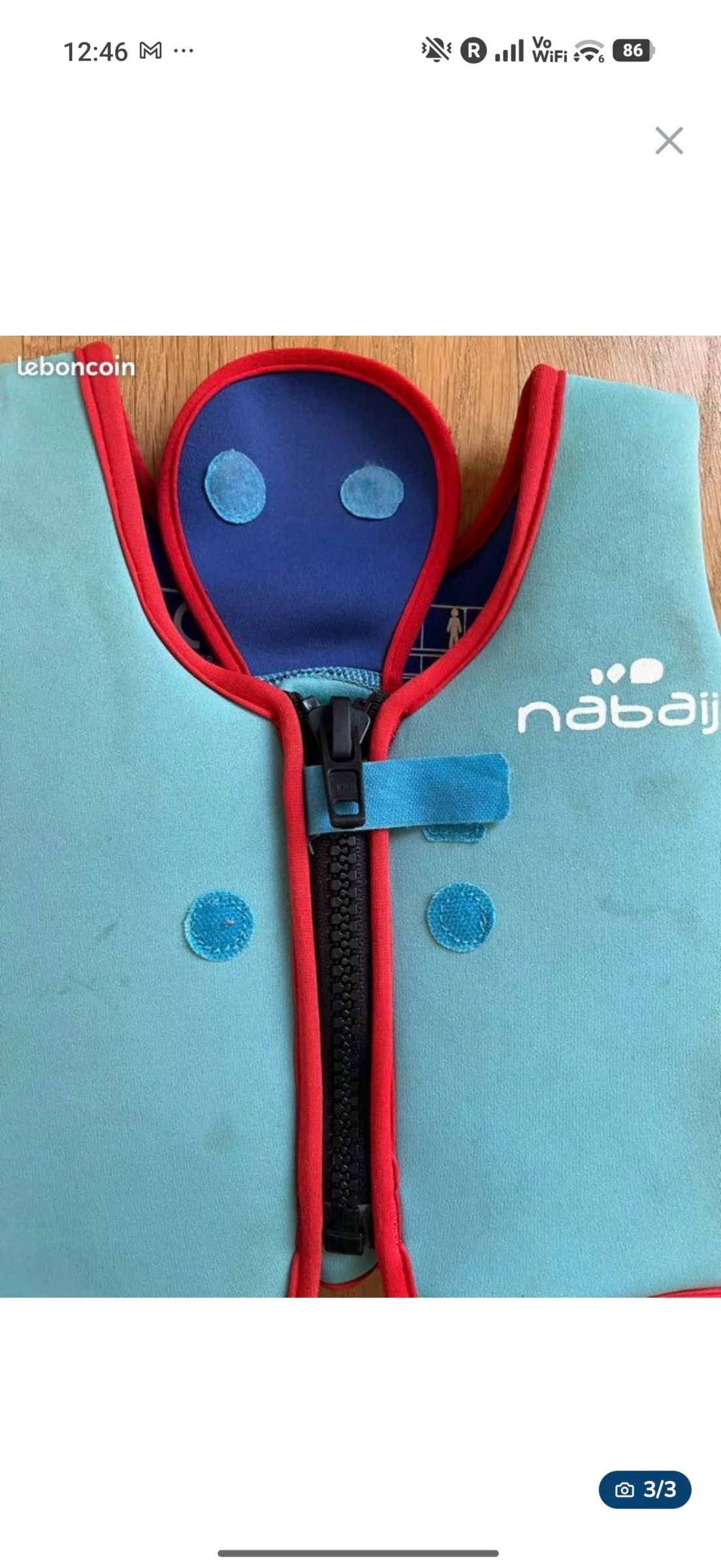Nabadji zwemvest maat M 18-30 kg – photo 3
